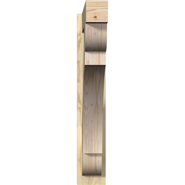 Olympic Block Rough Sawn Outlooker, Douglas Fir, 6W X 36D X 36H